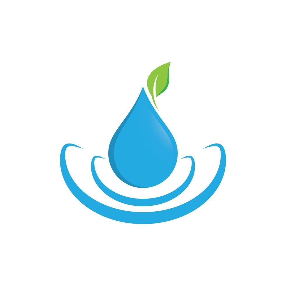 Water drop logo images vector