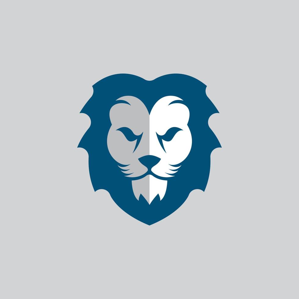 Lion head vector icon