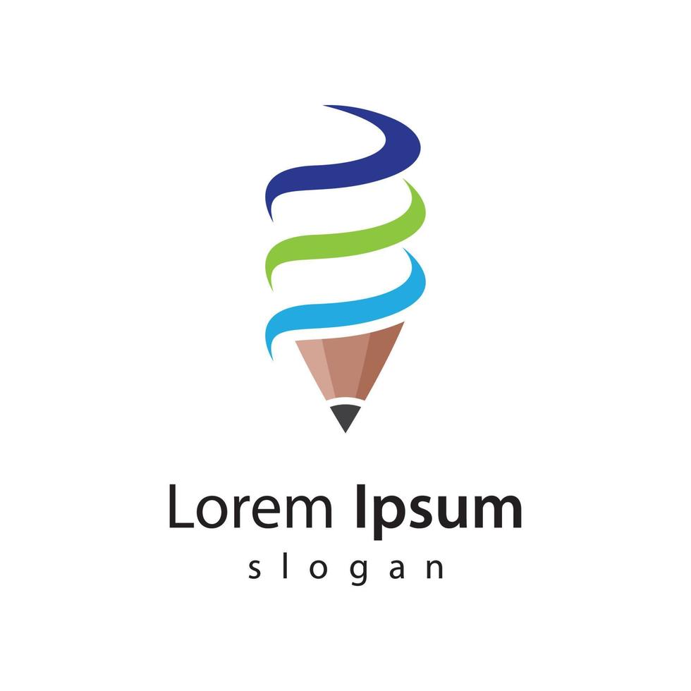 Pencil logo images vector