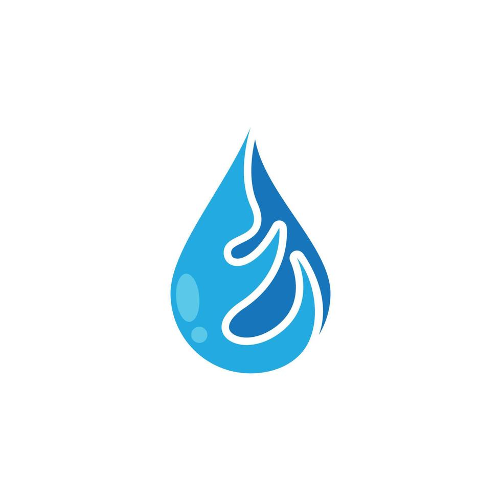 Water drop vector icon