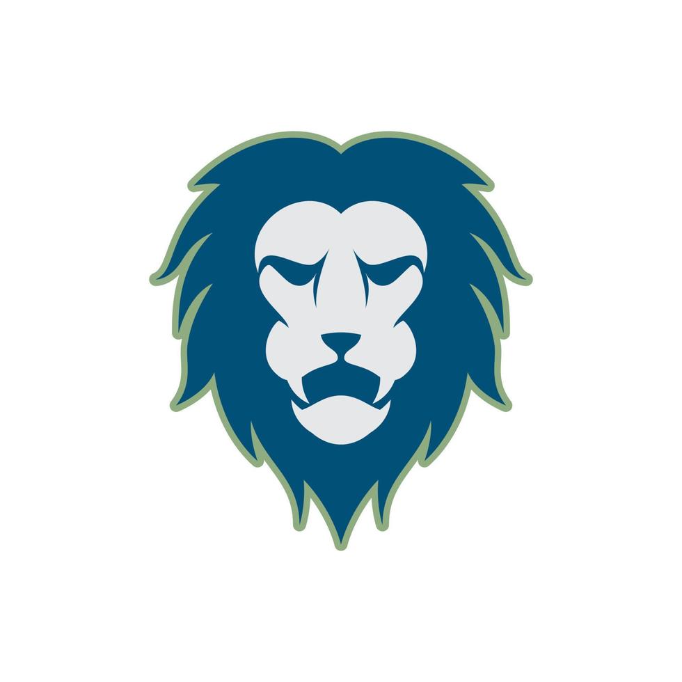 Lion head vector icon