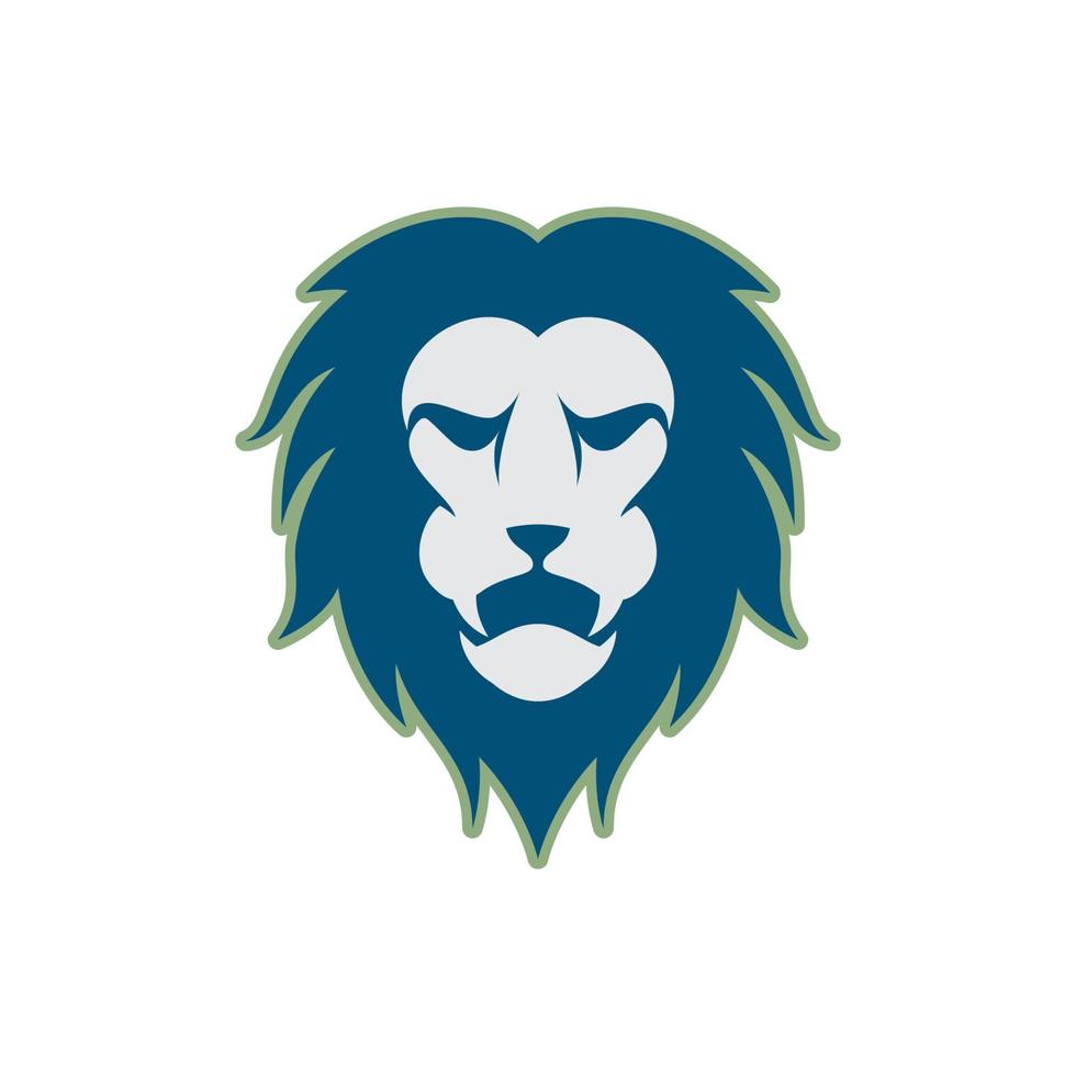 Lion head vector icon