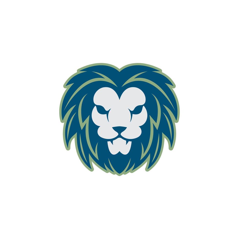 Lion head vector icon