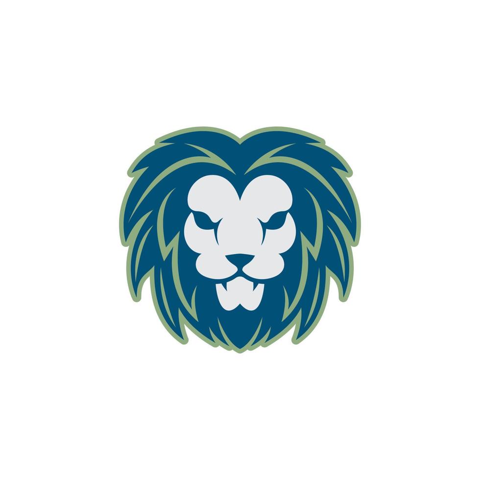 Lion head vector icon