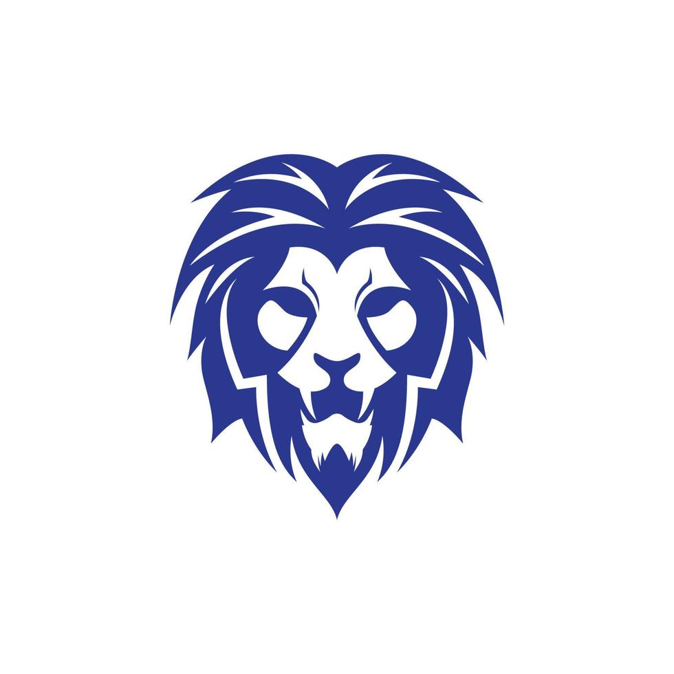 Lion head vector icon