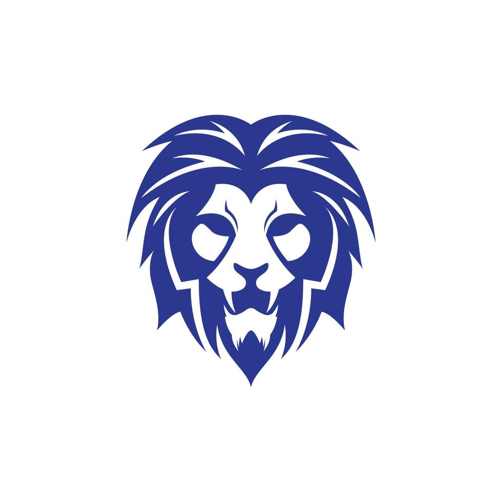 Lion head vector icon