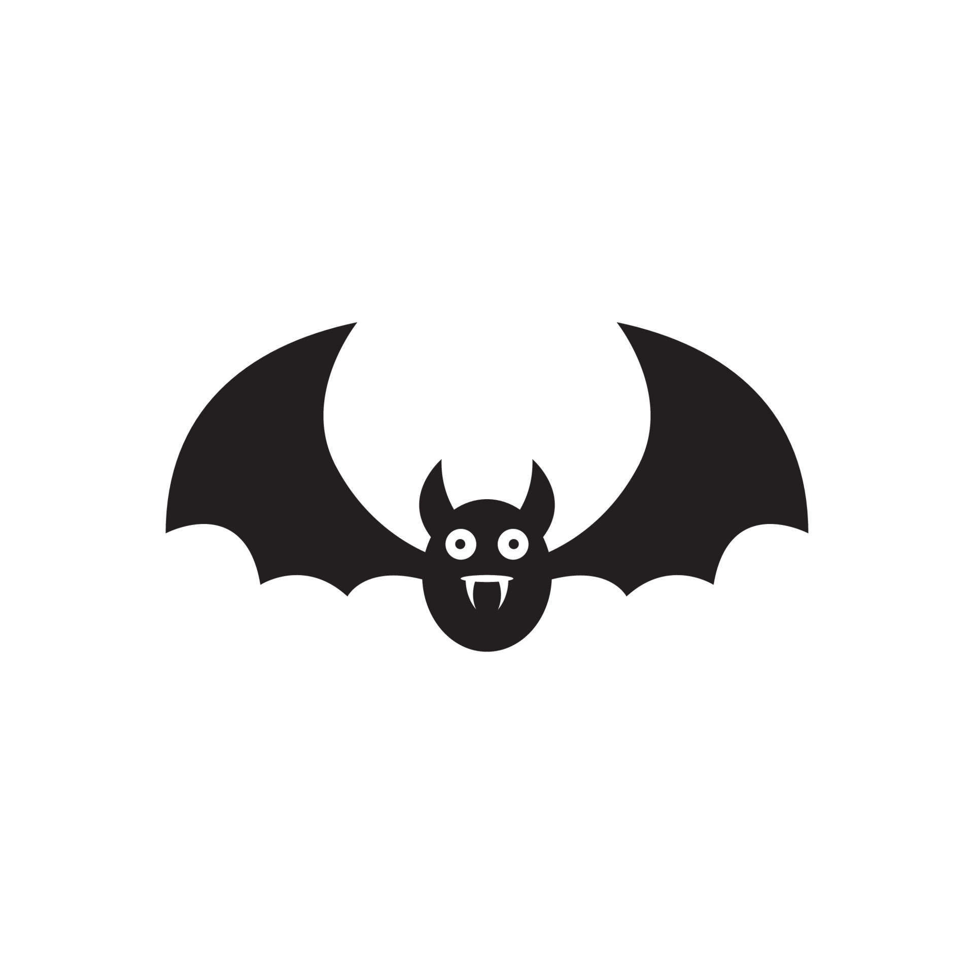 Bat logo vector icon 14665113 Vector Art at Vecteezy