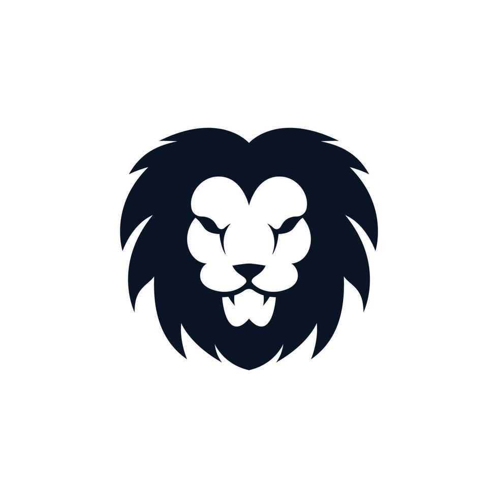 Lion head vector icon