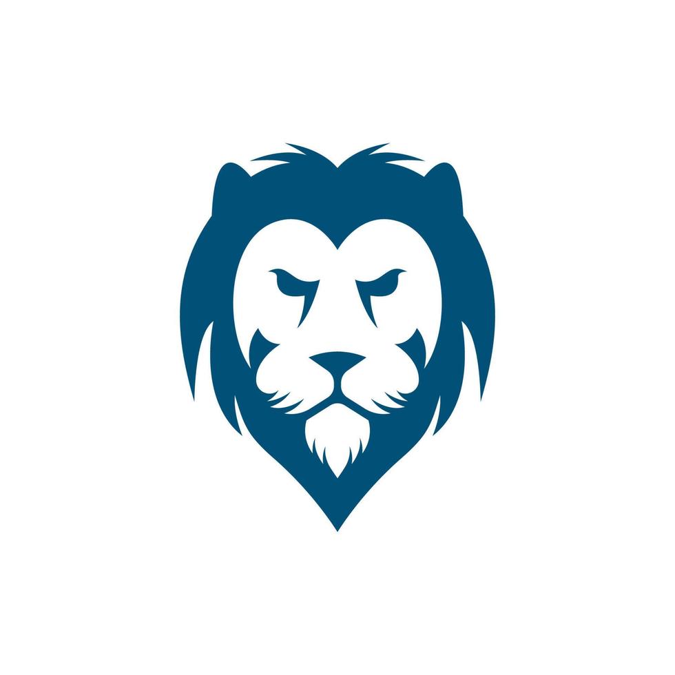 Lion head vector icon