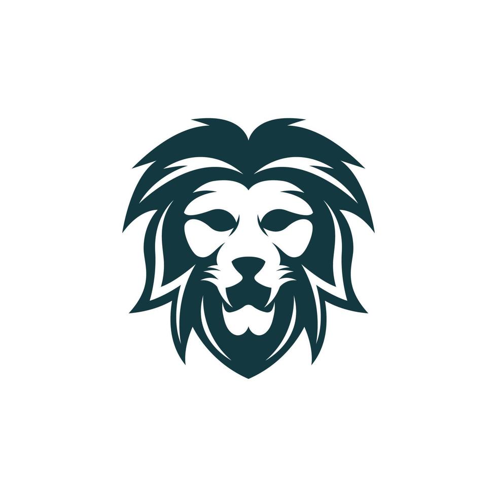 Lion head vector icon