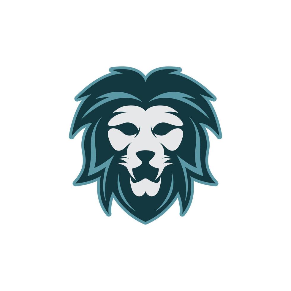 Lion head vector icon