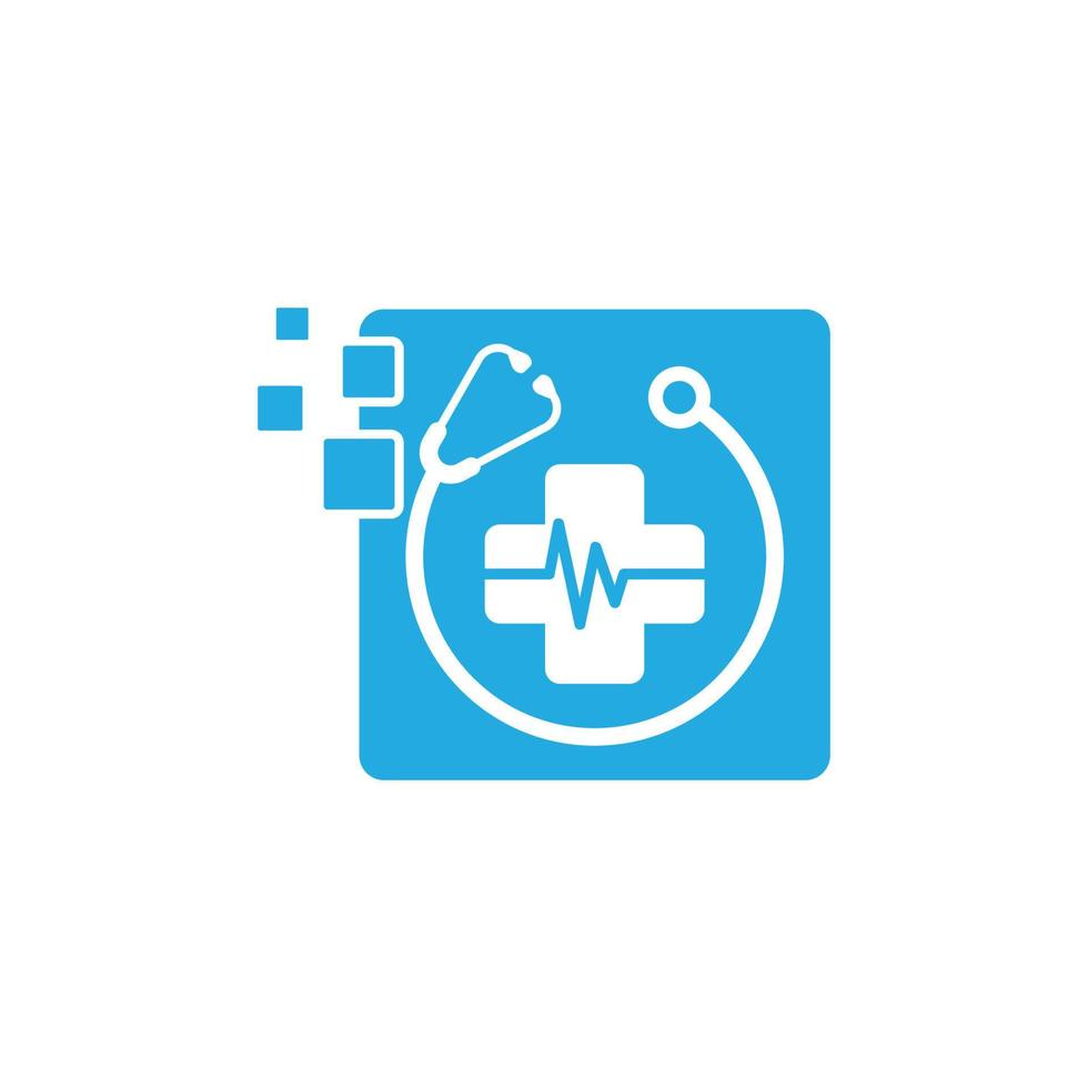 Medical cross vector icon