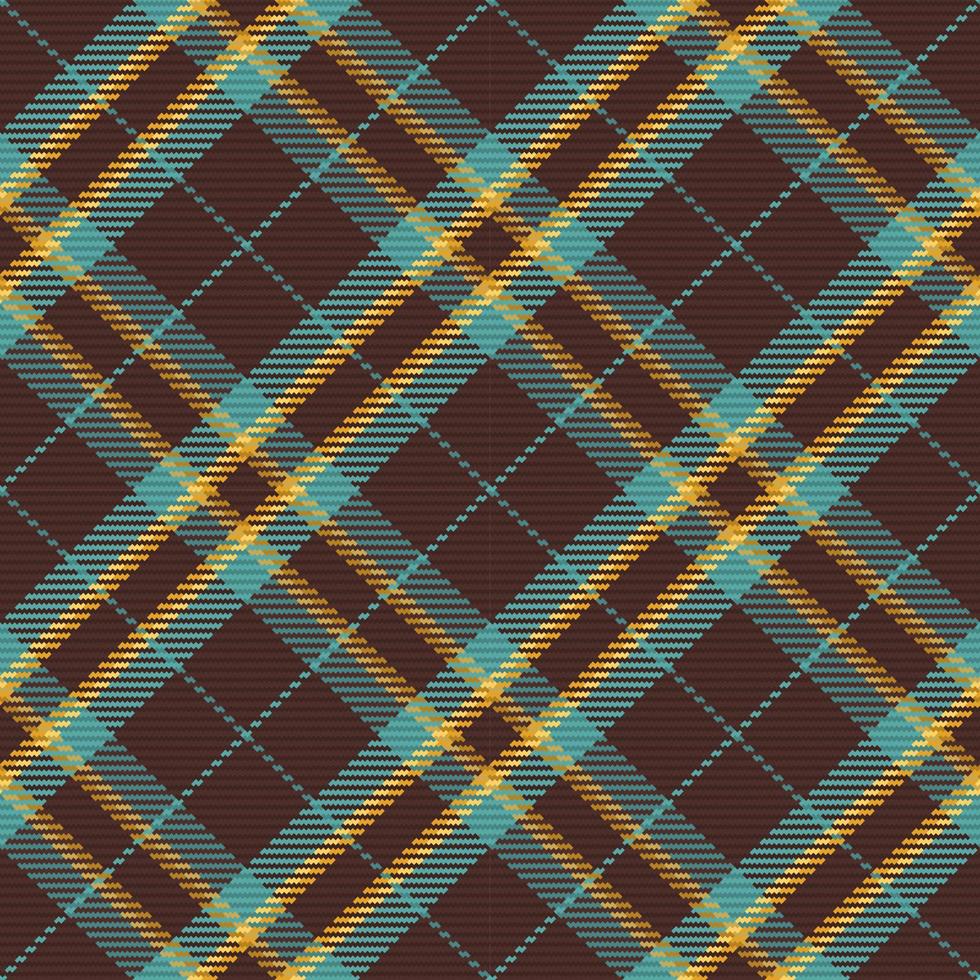 Seamless pattern of scottish tartan plaid. Repeatable background with check fabric texture. Vector backdrop striped textile print.