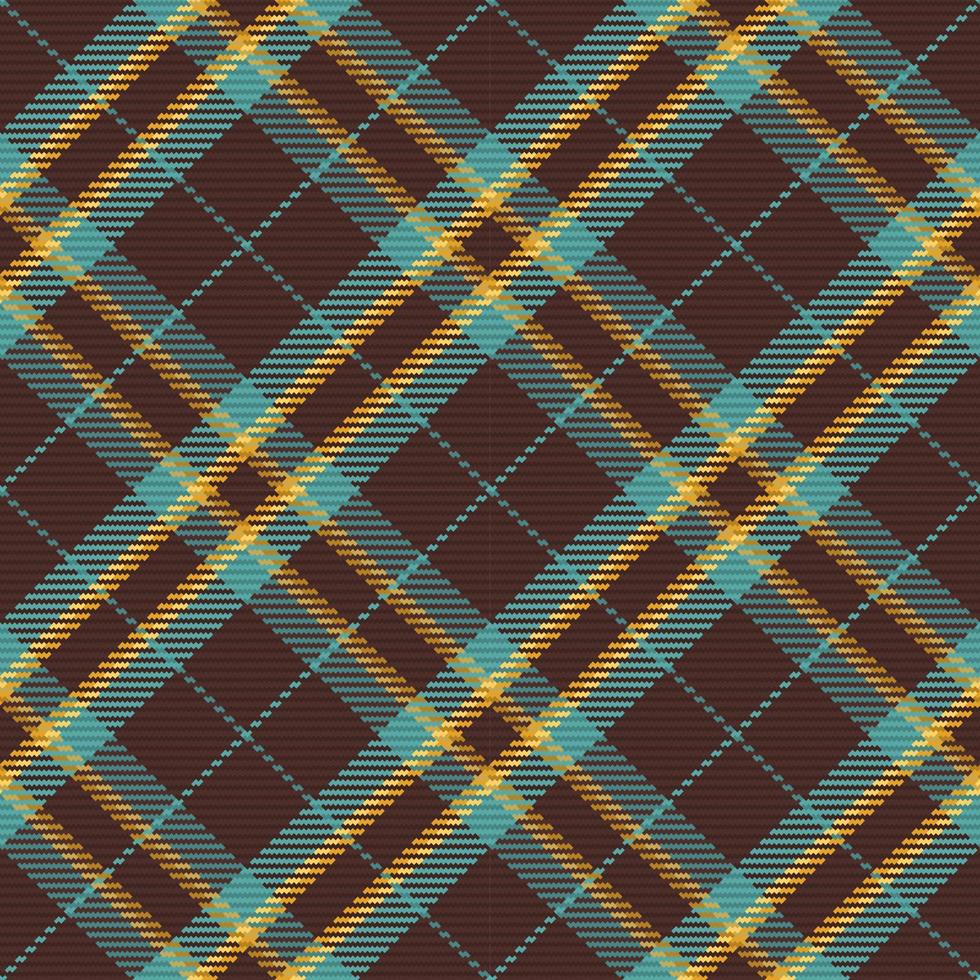 Seamless pattern of scottish tartan plaid. Repeatable background with check fabric texture. Vector backdrop striped textile print.