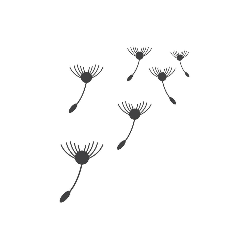 Dandelion symbol vector icon