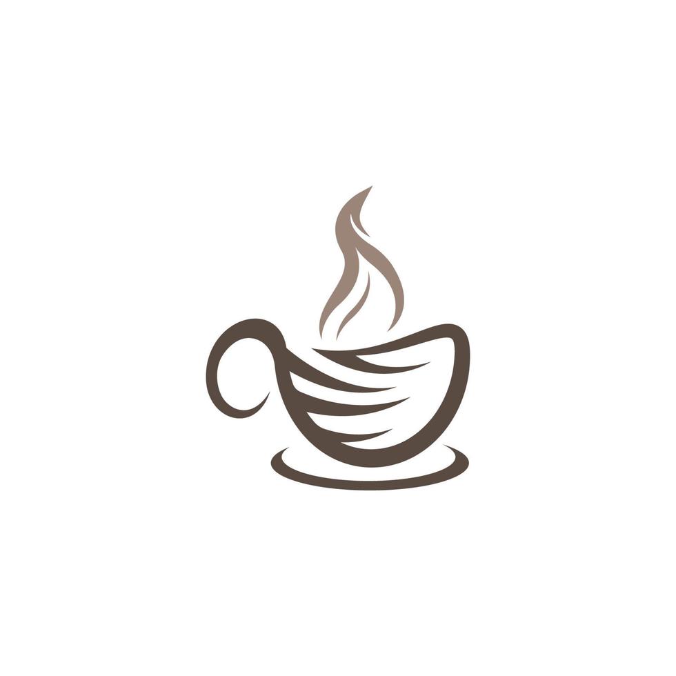 Coffee cup symbol vector icon