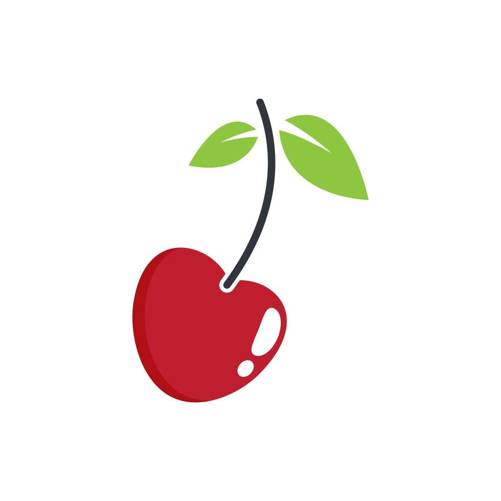 Cherry vector icon