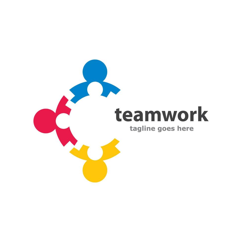 Business teamwork vector icon
