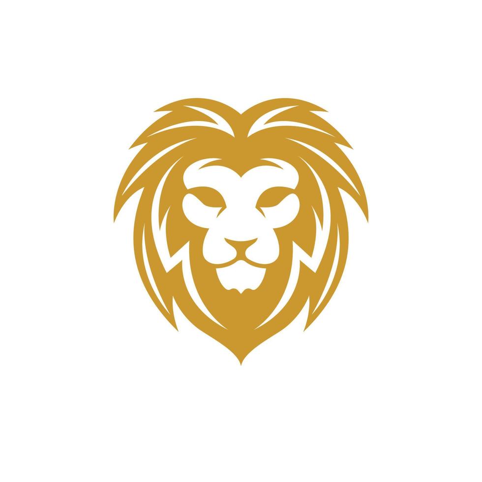 Lion head vector icon