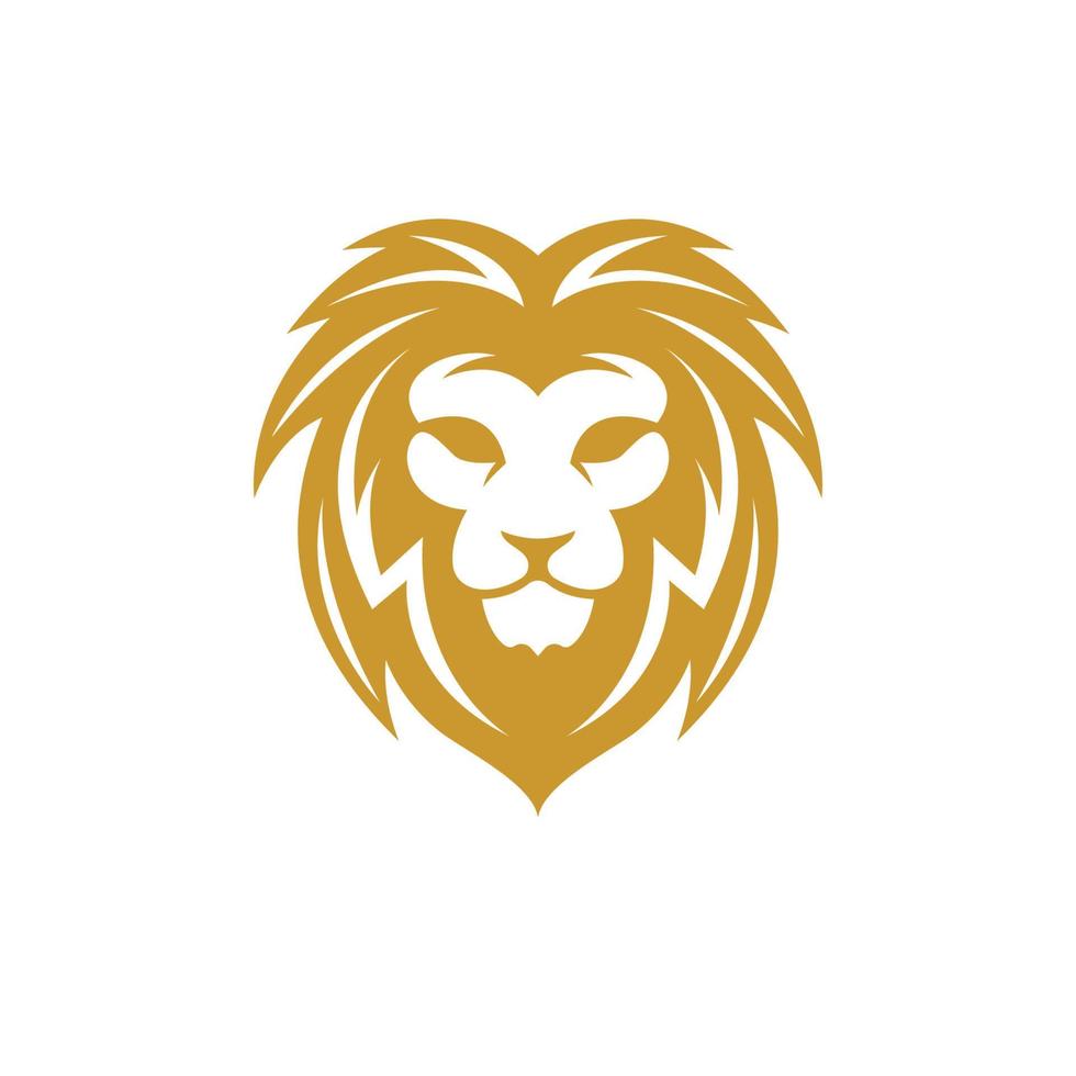 Lion head vector icon