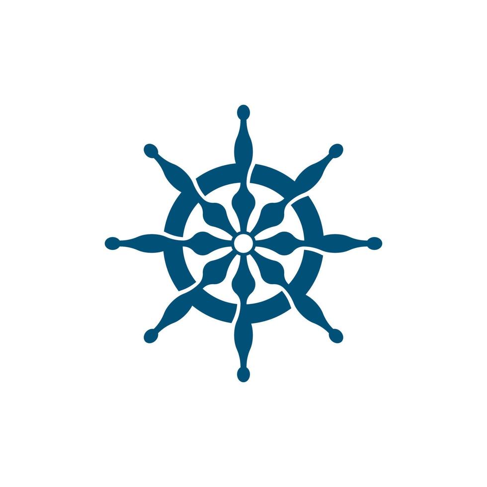 Steering ship vector icon