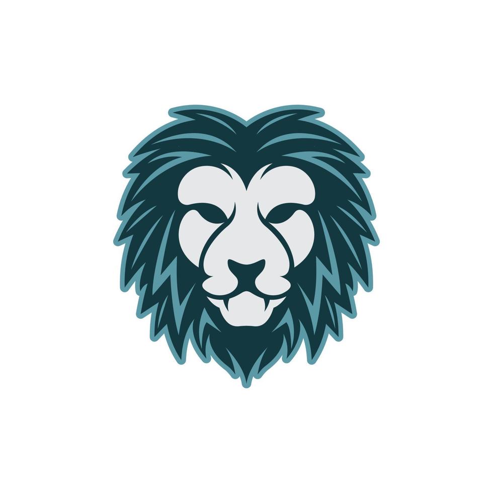 Lion head vector icon