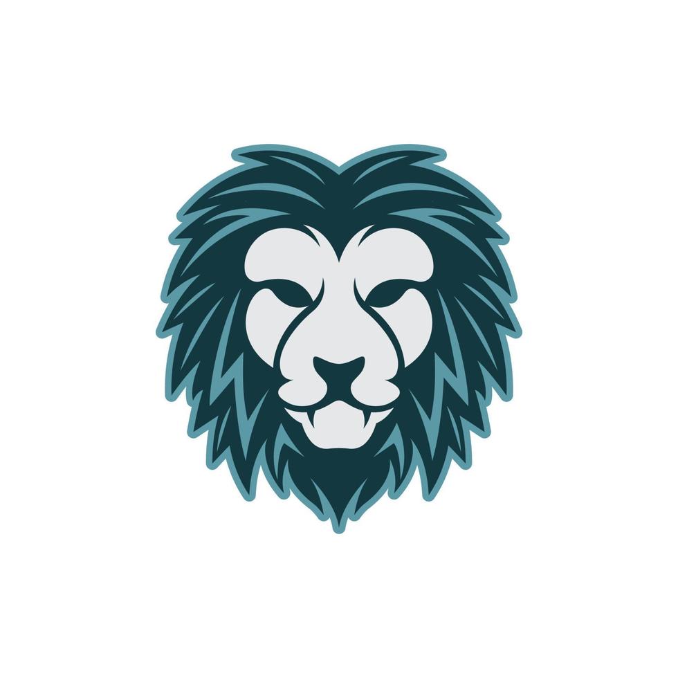 Lion head vector icon