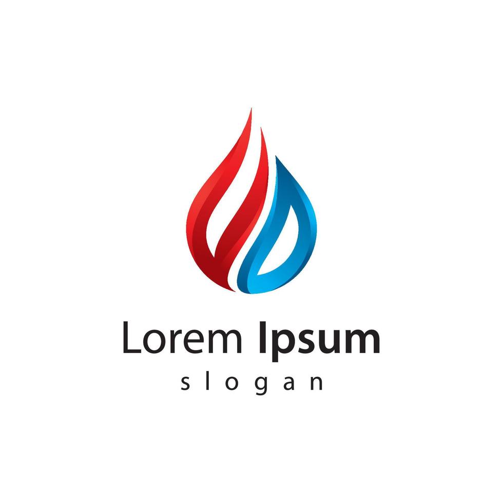 Oil and gas logo vector