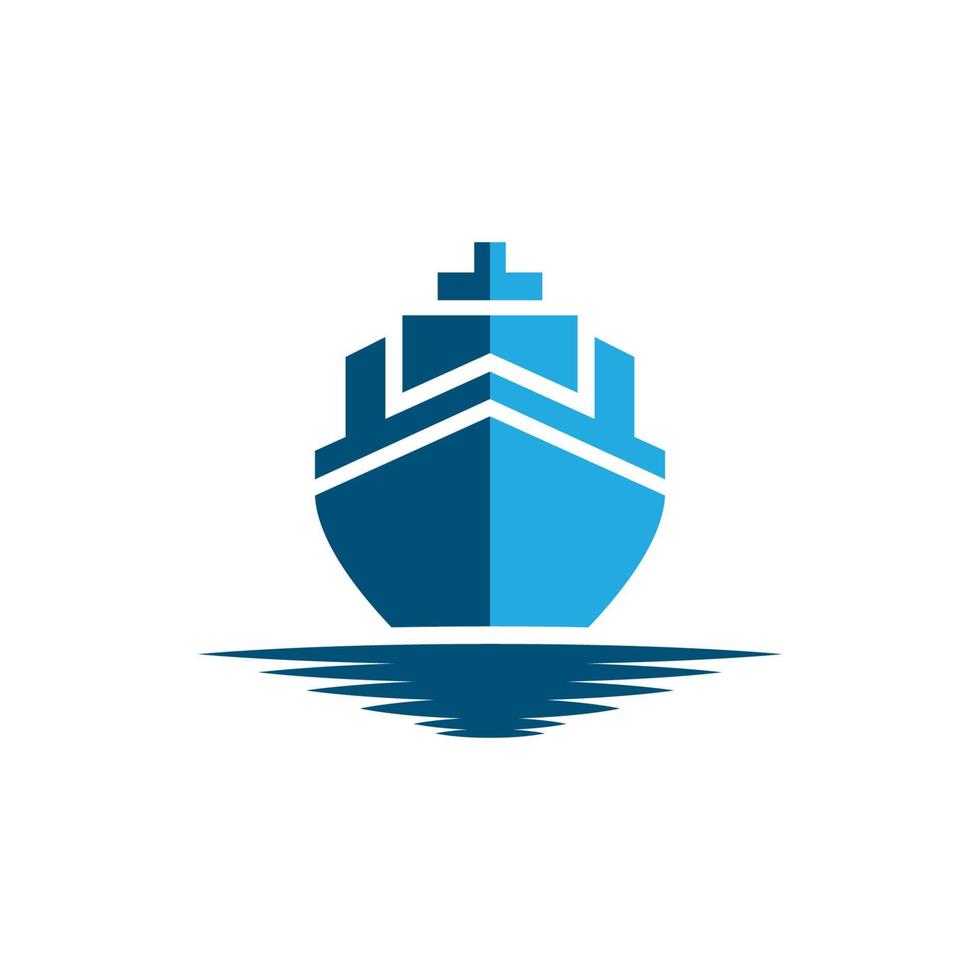 Cruise ship symbol vector icon