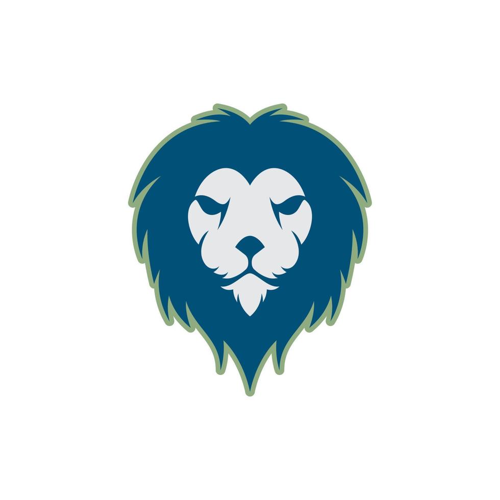 Lion head vector icon
