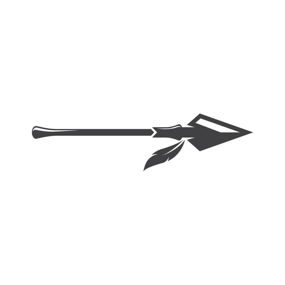 icono de logotipo de lanza vector