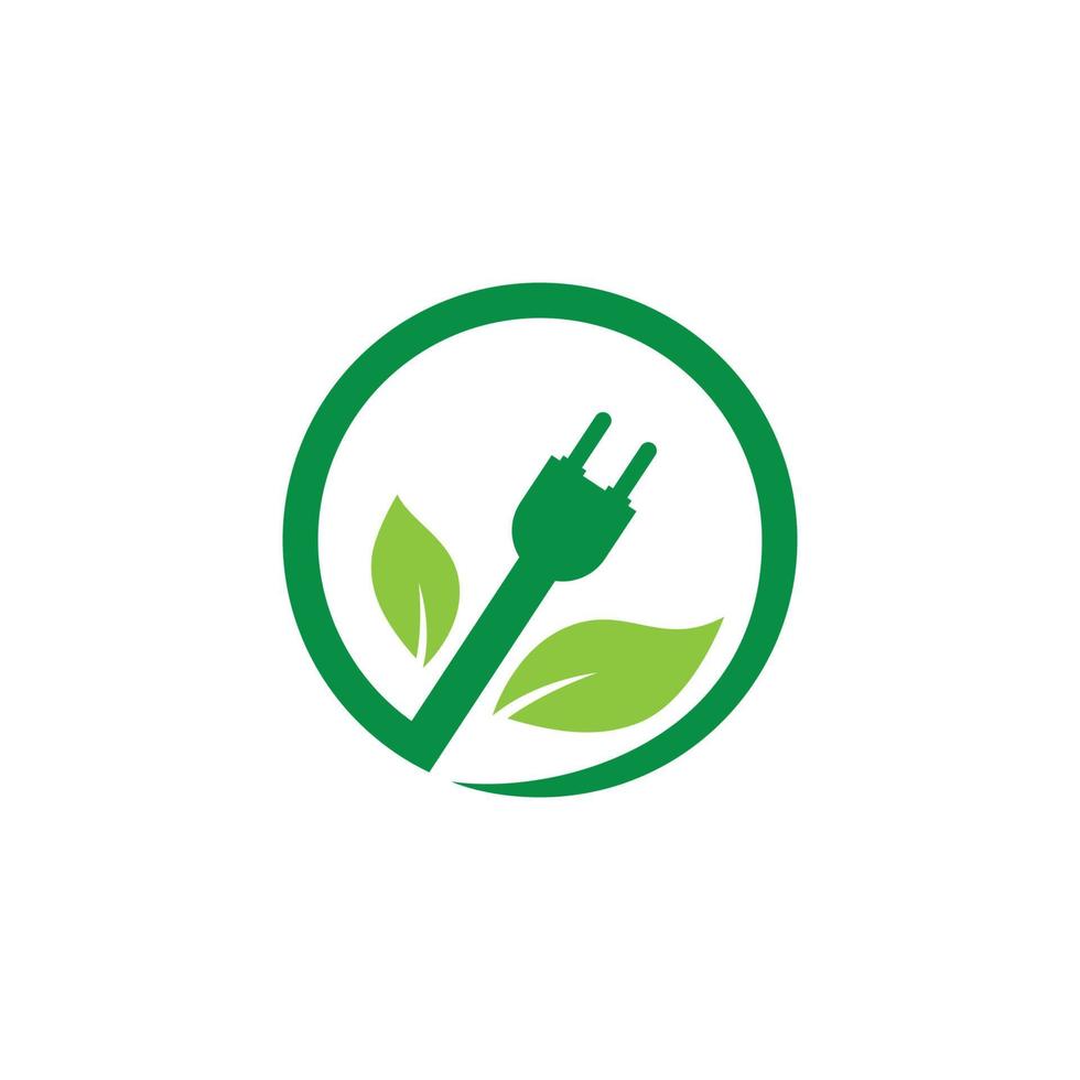 icono de energía ecológica vector