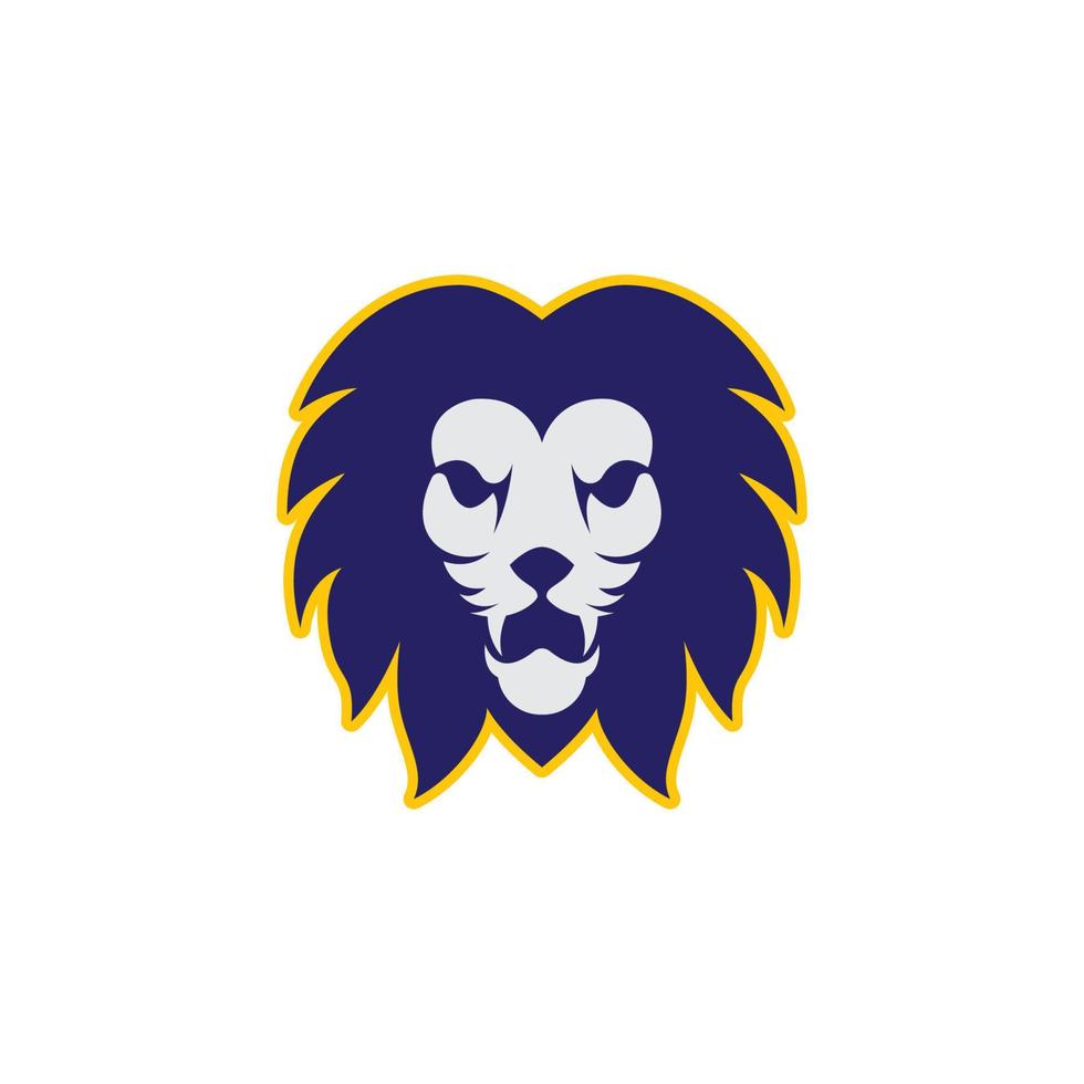 Lion head vector icon
