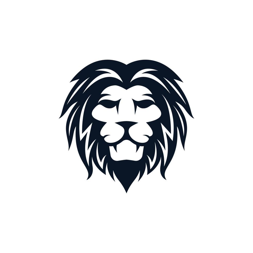 Lion head vector icon