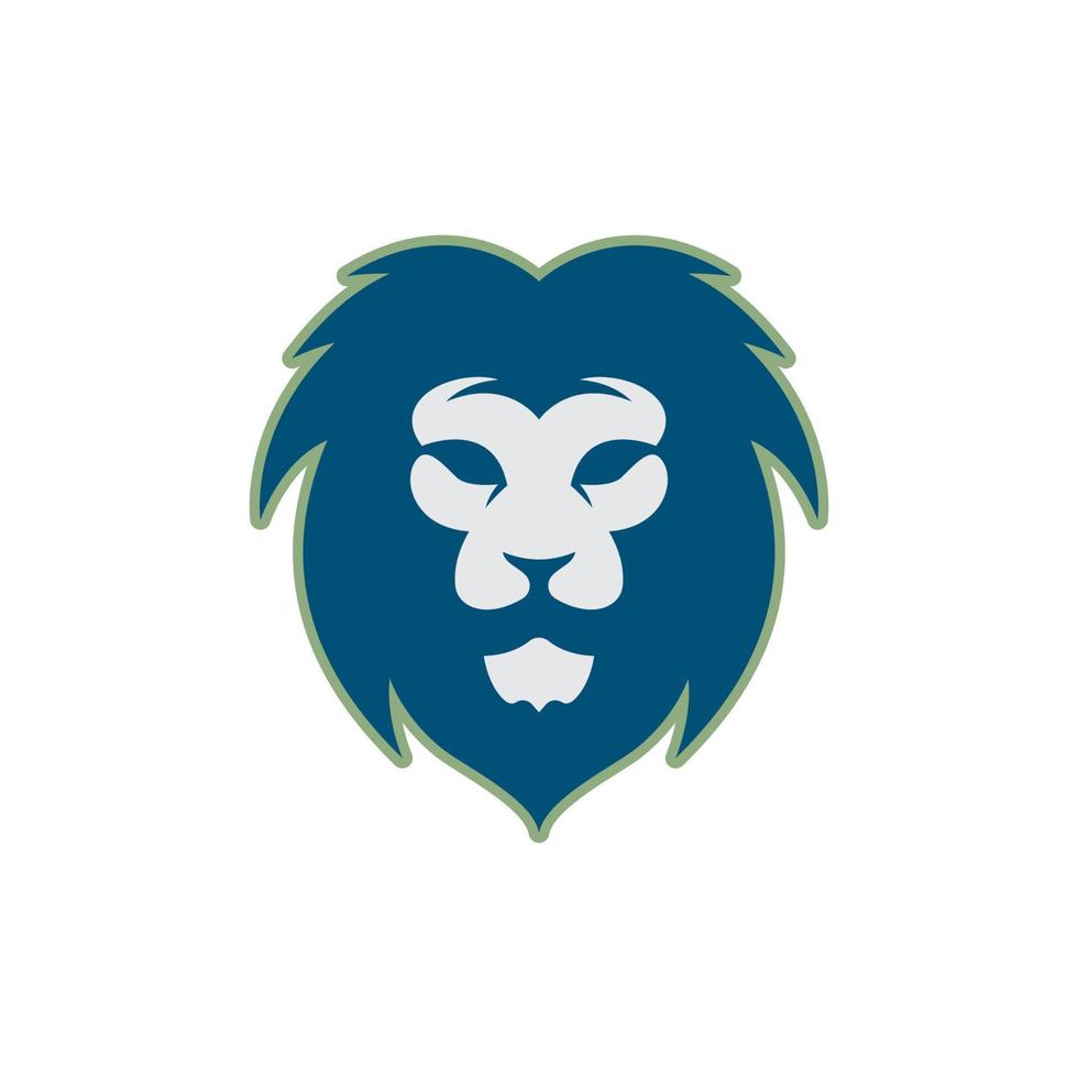 Lion head vector icon