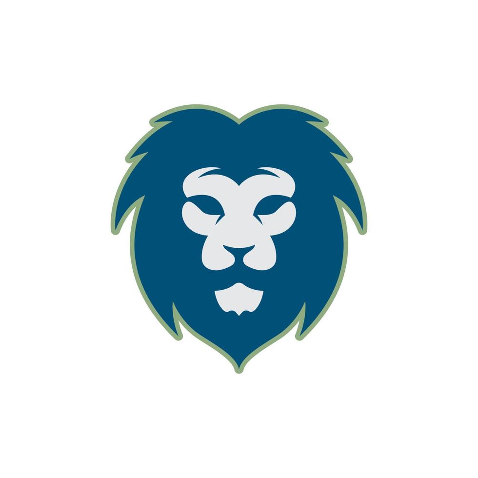 Lion head vector icon