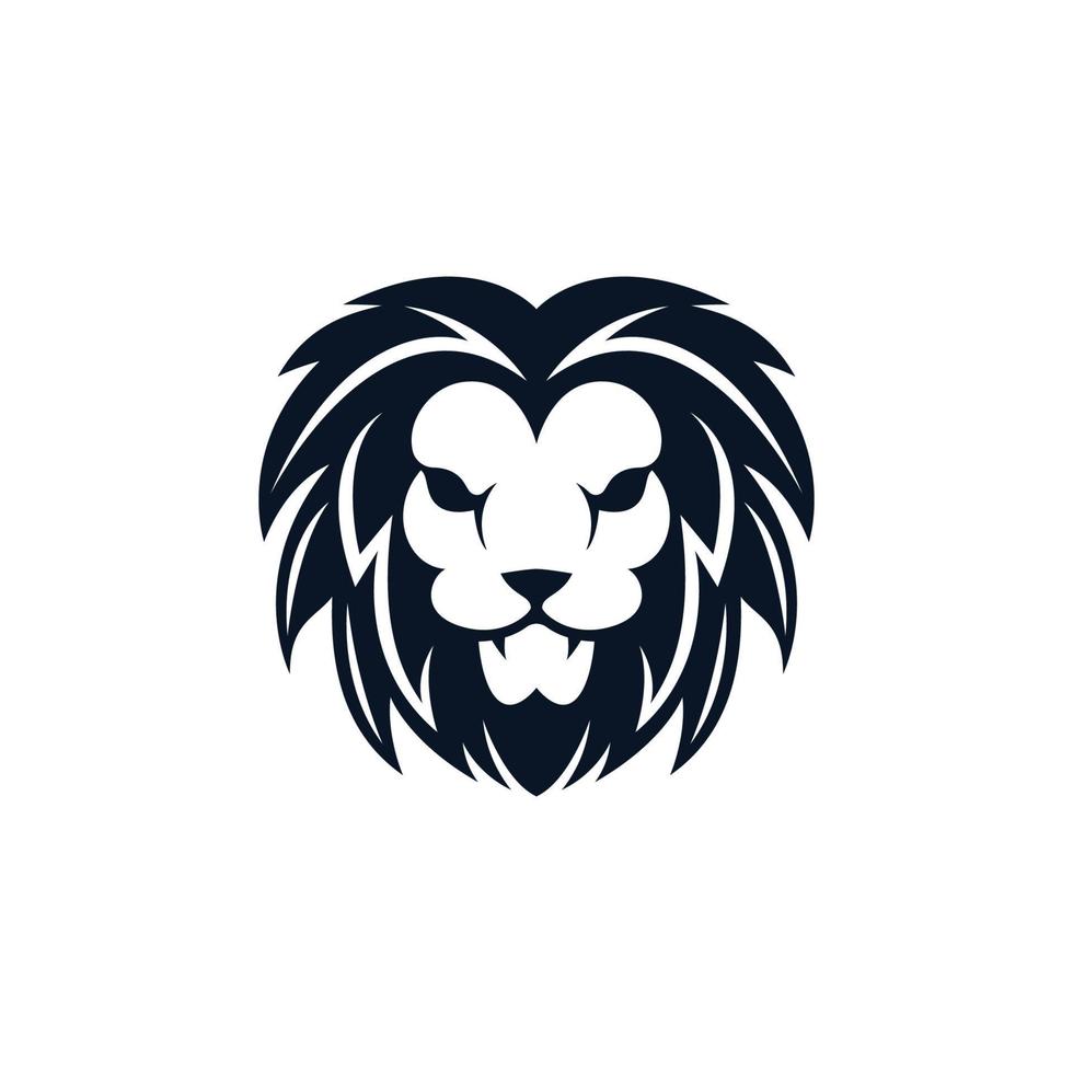 Lion head vector icon