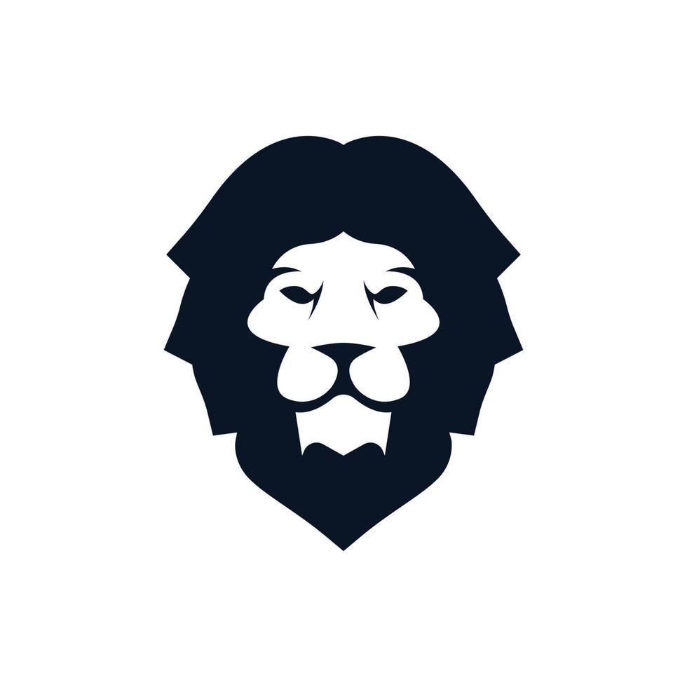 Lion head vector icon