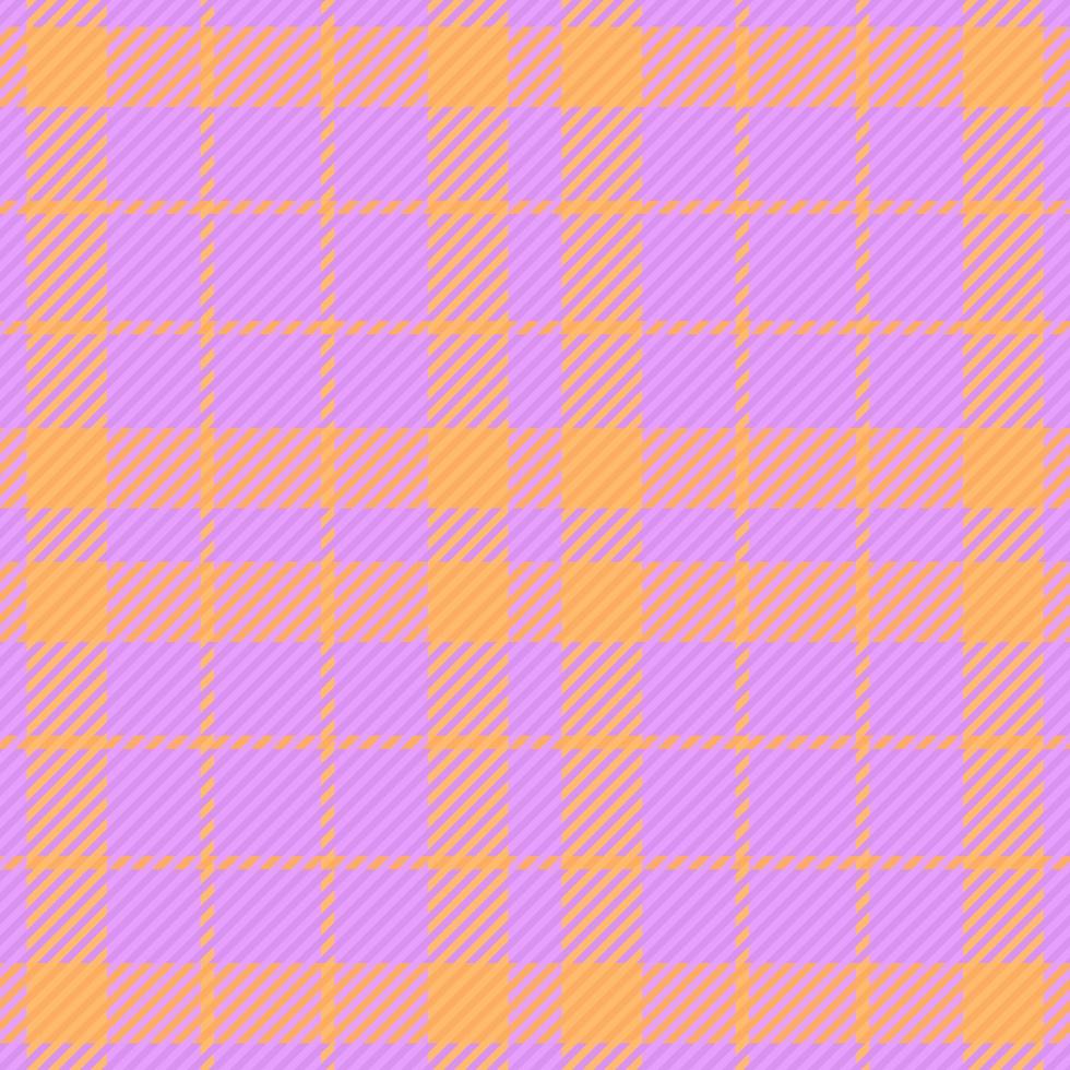 Vector check textile. Plaid tartan texture. Seamless fabric background pattern.