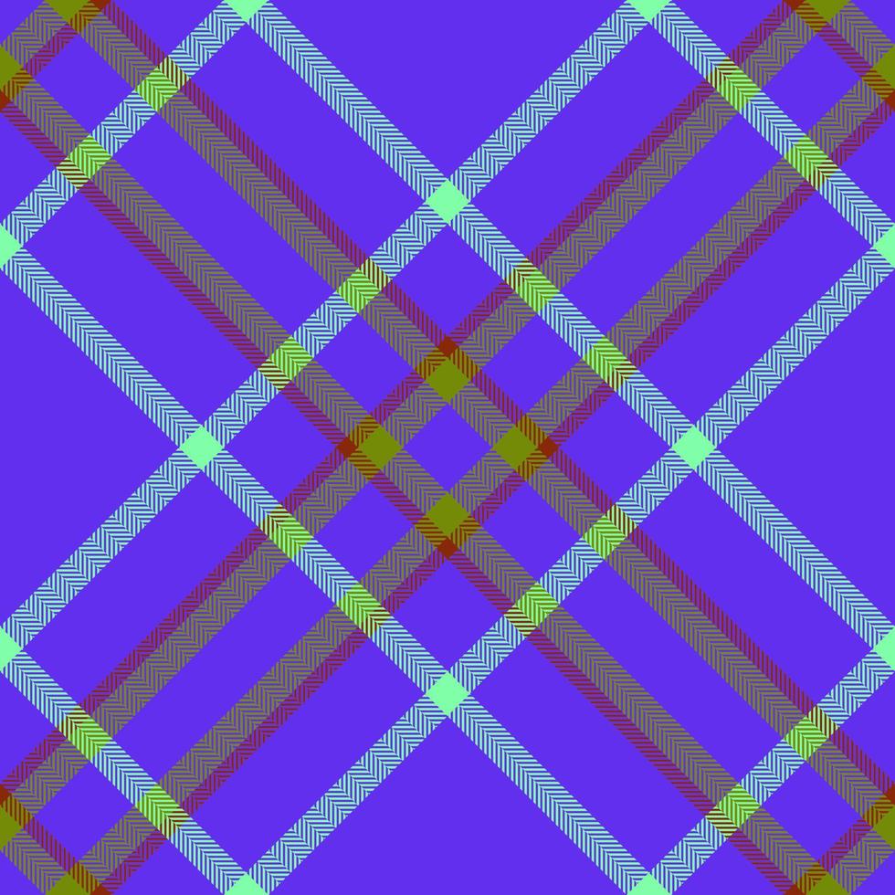 Fabric background seamless. Textile plaid texture. Pattern tartan vector check.
