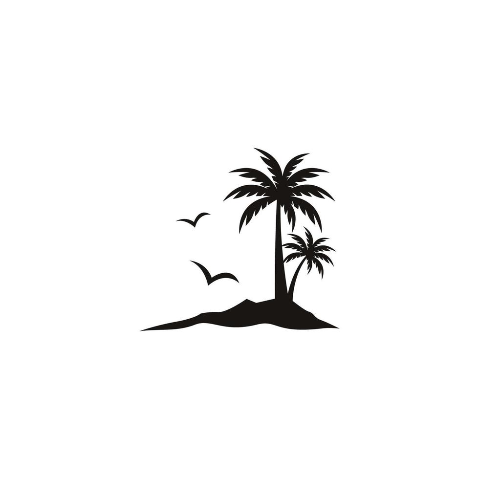 vector de verano de palmera