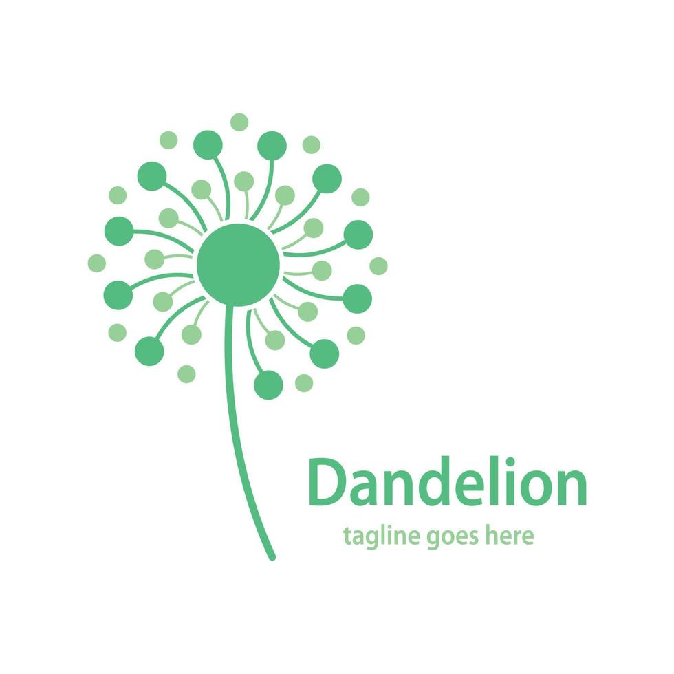 Dandelion symbol vector icon