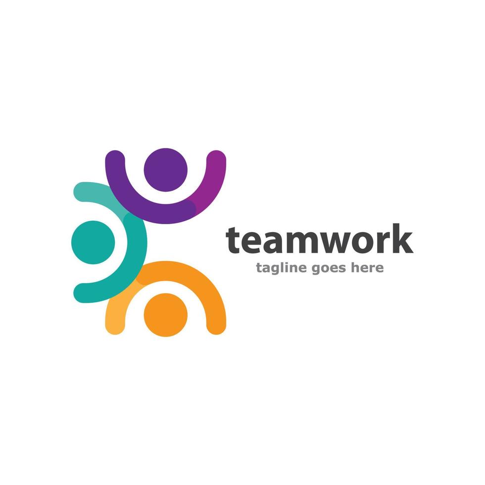 Business teamwork vector icon