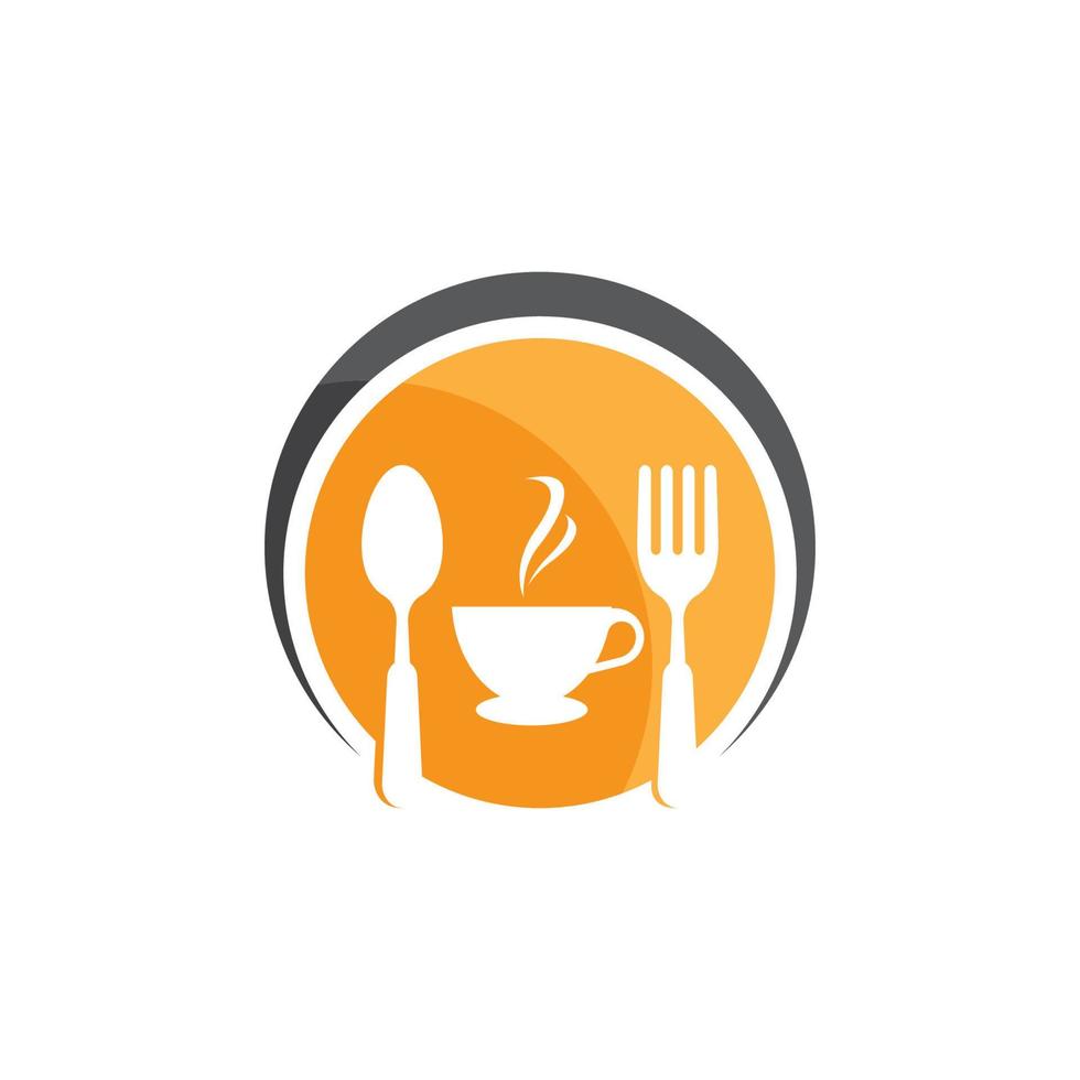Cafe and resto logo vector icon