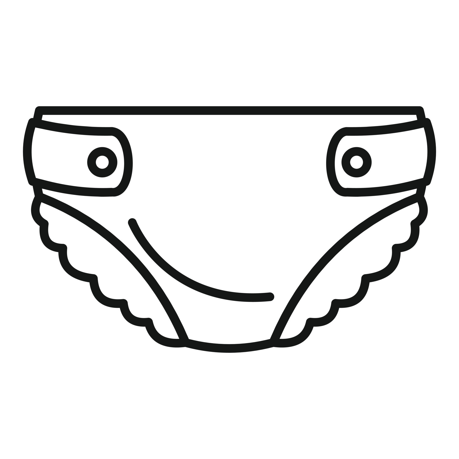 Baby diaper icon, outline style 14666959 Vector Art at Vecteezy