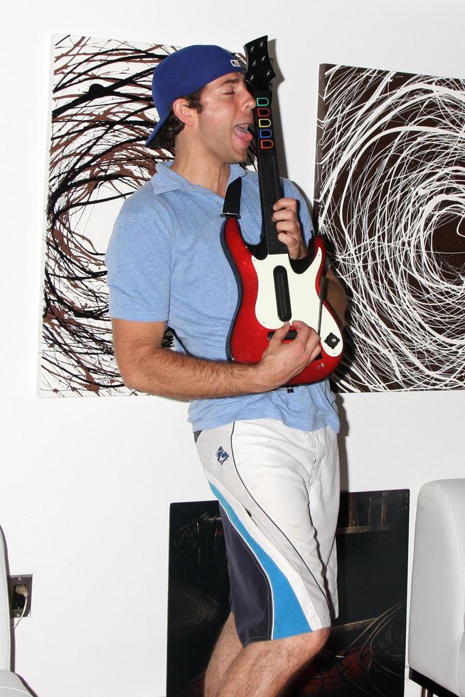 Zach Levi Chuck Kickoff party presented by Guitar Hero Five Roosevelt Hotel Pool Los Angeles, CA October 10, 2009 photo