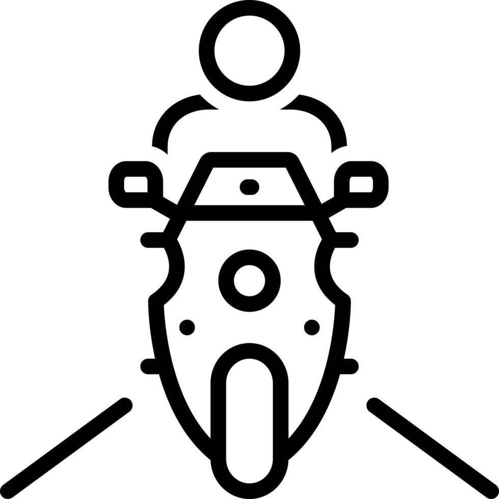 line icon for ride vector
