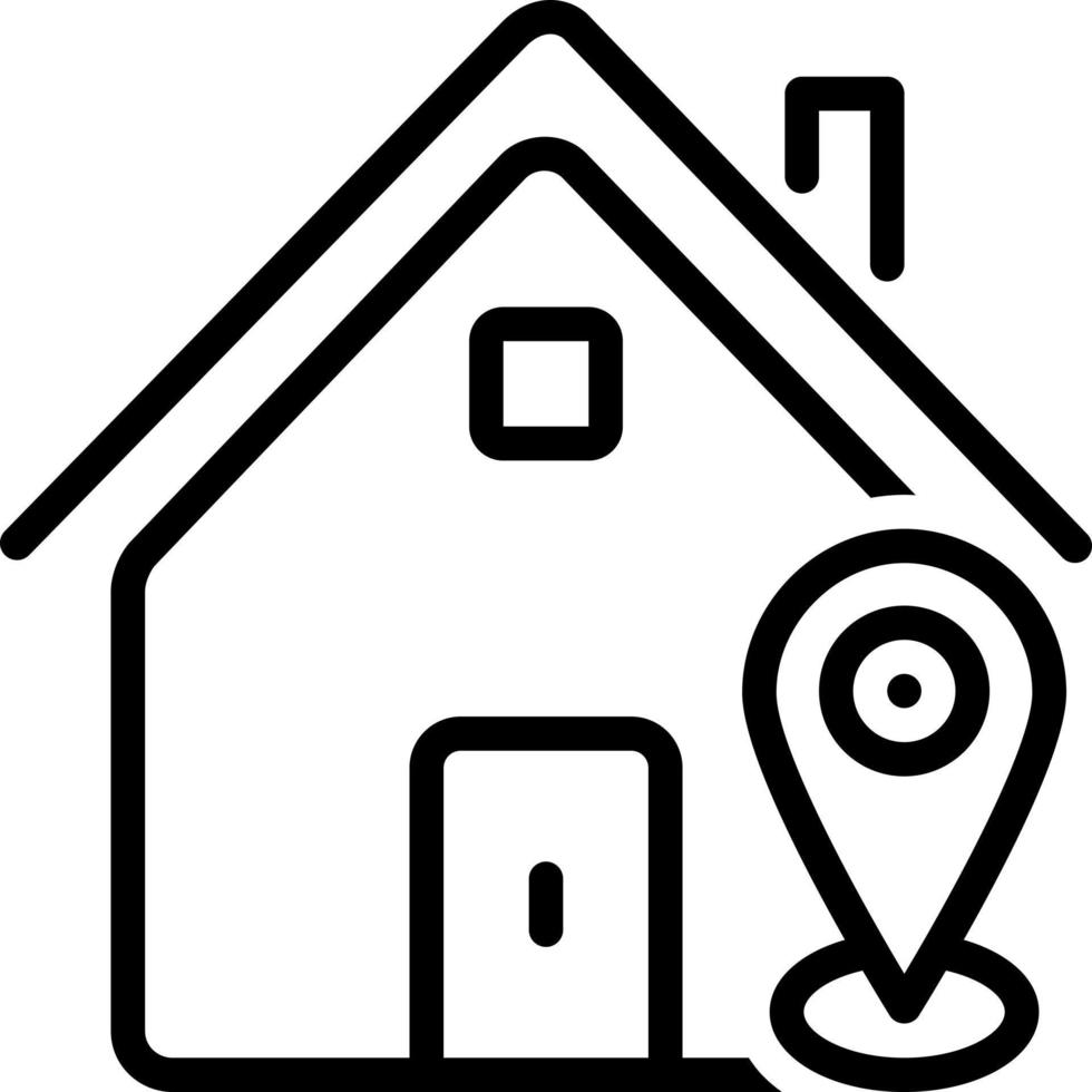 line icon for existence vector
