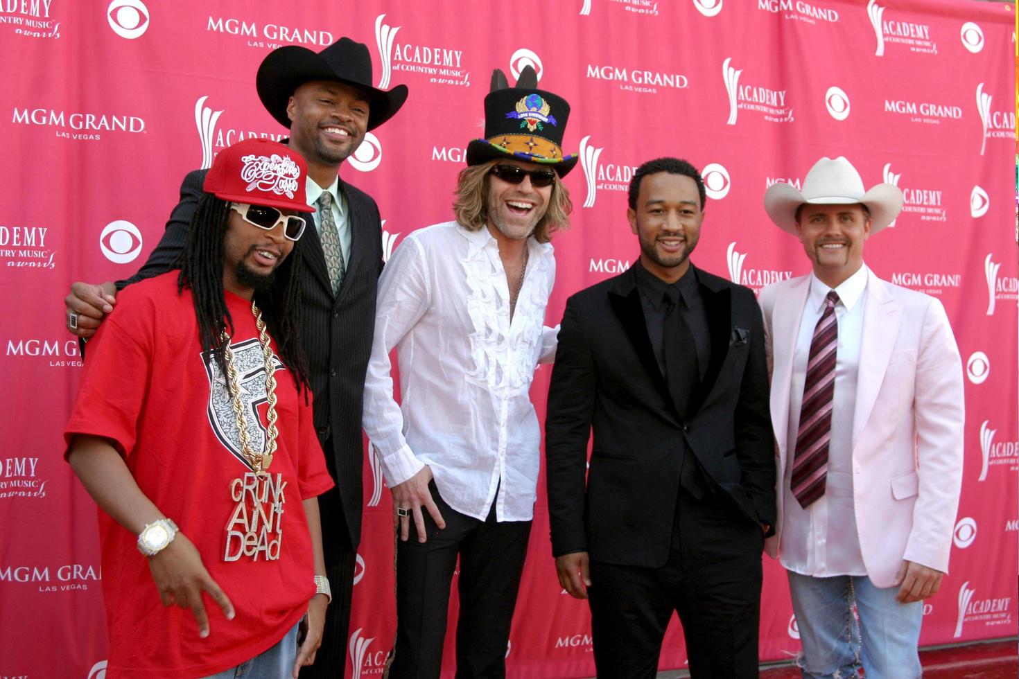 Big and Rich,Lil Jon,Cowboy Troy, and John Legend Academy of Country Music Awards MGM Grand Garden Arena Las Vegas, NV May 15, 2007 2007 photo