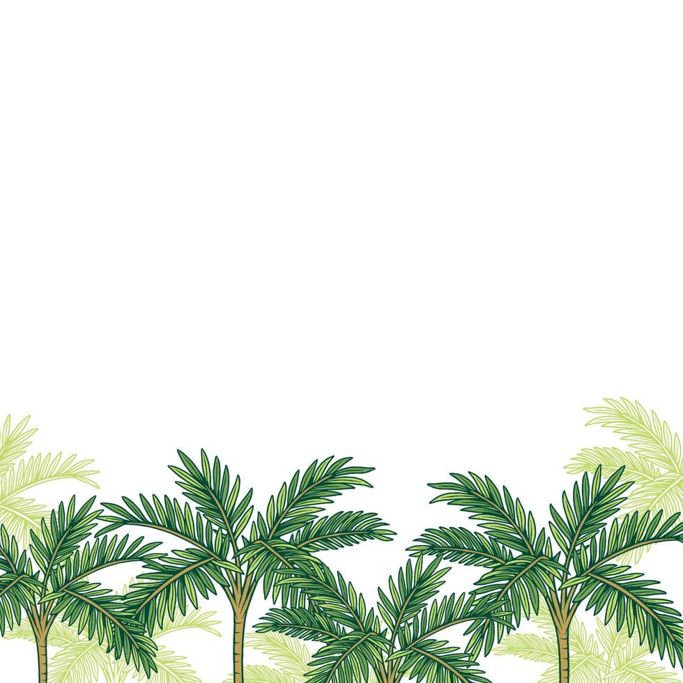 Hand drawn illustration of beauty plants and flowers in colorful line art style for background, floral pattern, invitations and fabric printing vector